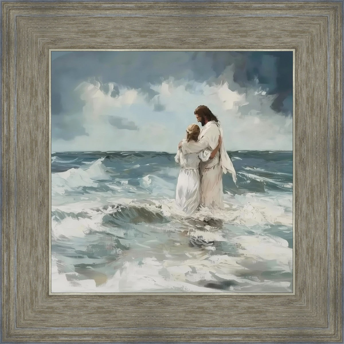 Be Still By Gabriel Heaton - Inspirational Christian Wall Art Decor for Home, Office & Church - Perfect for Prayer Rooms, Bedrooms & Gifts