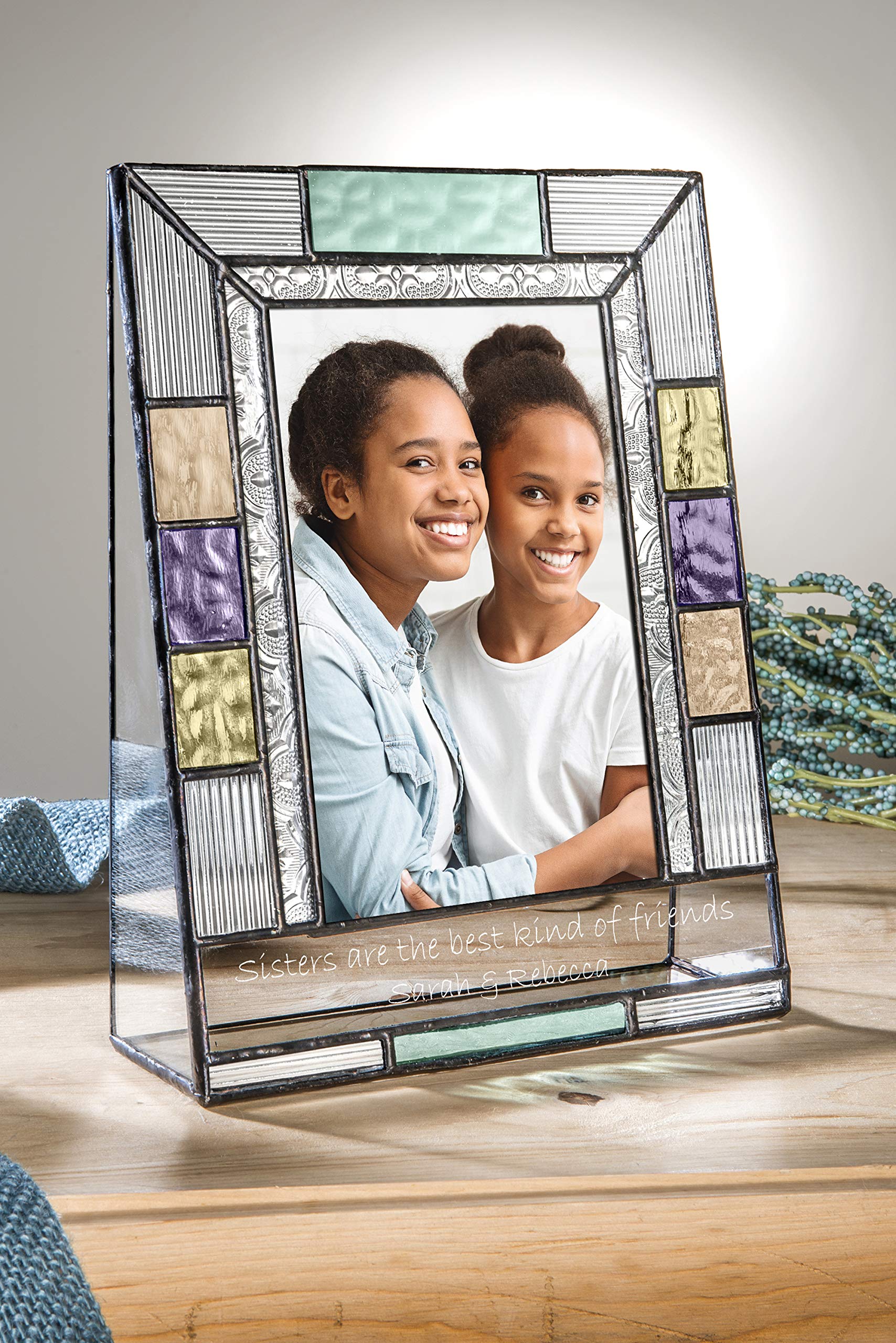 Personalized Sister Photo Frame 4x6 - Engraved Keepsake Gift for Sisters, Home Decor