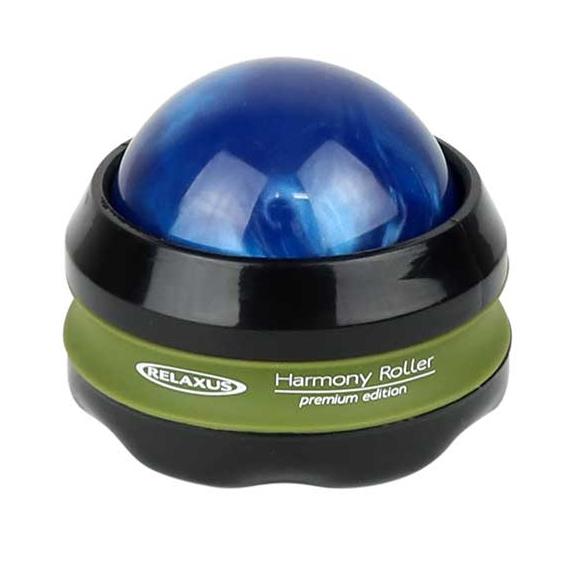RELAXUS Harmony Roller Massager L10362 - Deep Tissue Muscle Pain Relief, Portable Back & Neck Massager for Home & Office Use