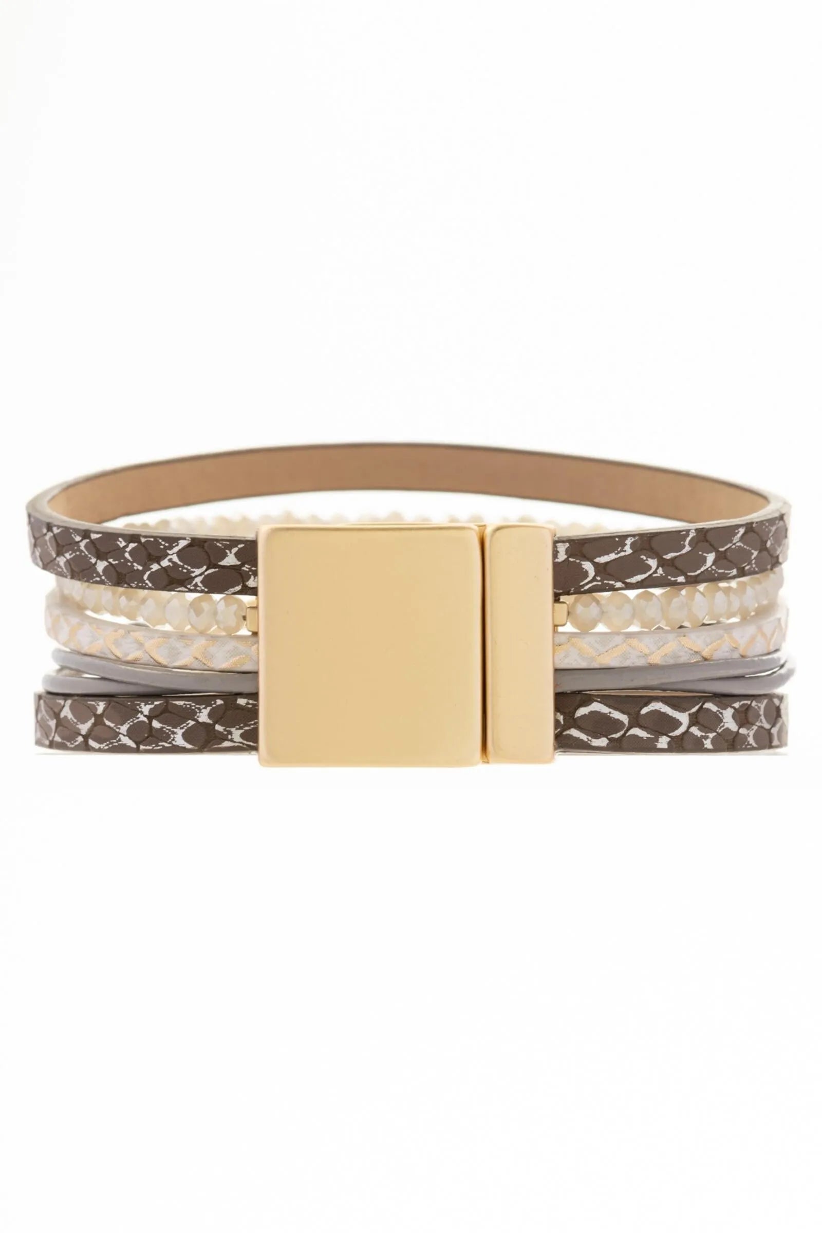 Sparkling Crystal Embellished Genuine Leather Bracelet for Women - Elegant Fashion Jewelry Gift for Parties, Weddings & Special Occasions