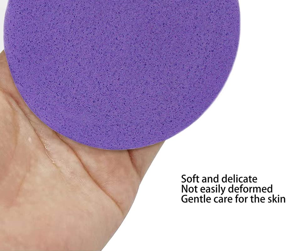 12 Pack Compressed Facial Sponges - Exfoliating PVA Spa Sponge Pads for Deep Cleansing, Makeup Removal & Skincare | Professional Face Wash Tools for Daily Beauty Routine & Spa Treatments