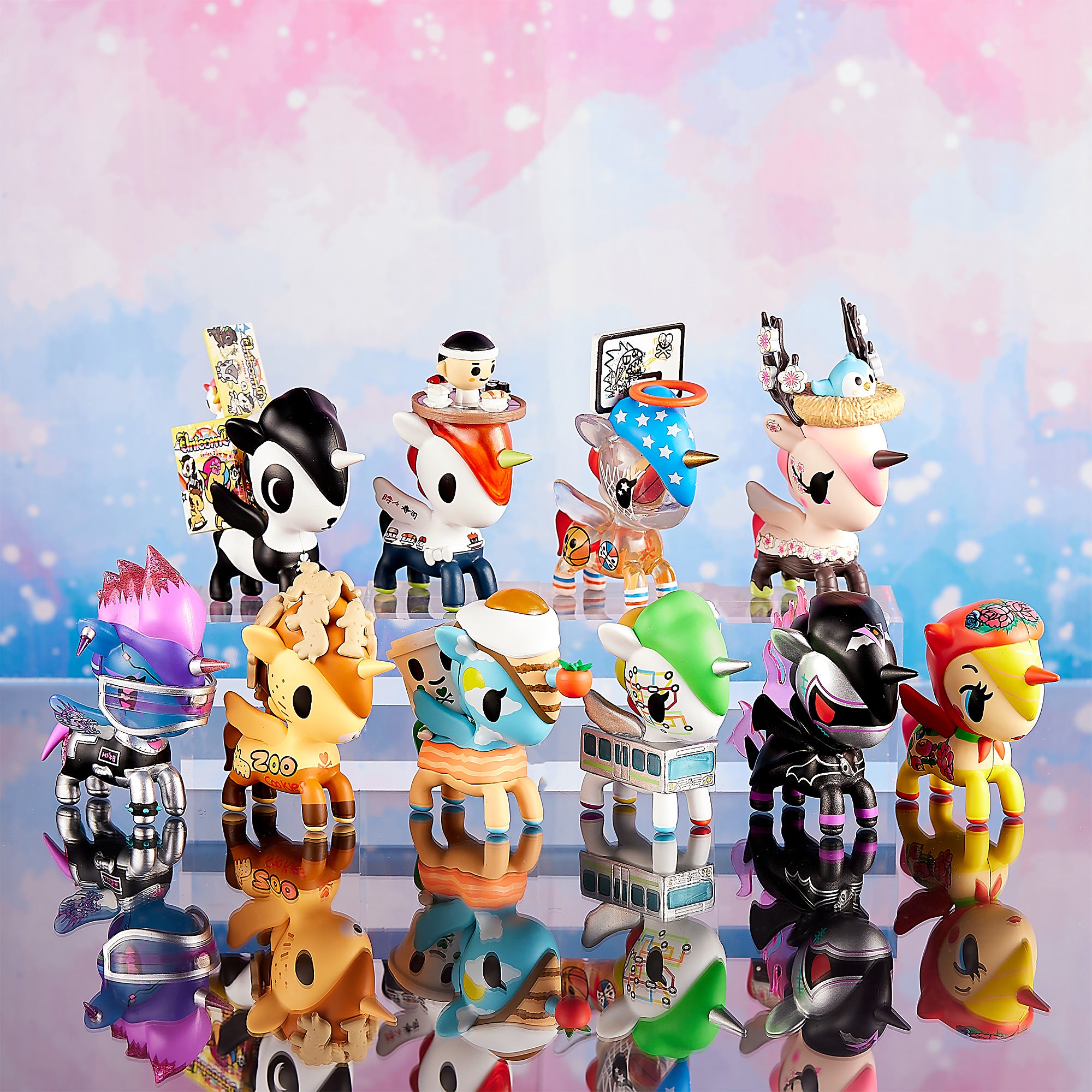 2.75 Inch Unicorno Series 12 Collectible Figures - Cute Unicorn Toys for Kids, Gift for Girls, Birthday Party Favors & Home Decor Collection