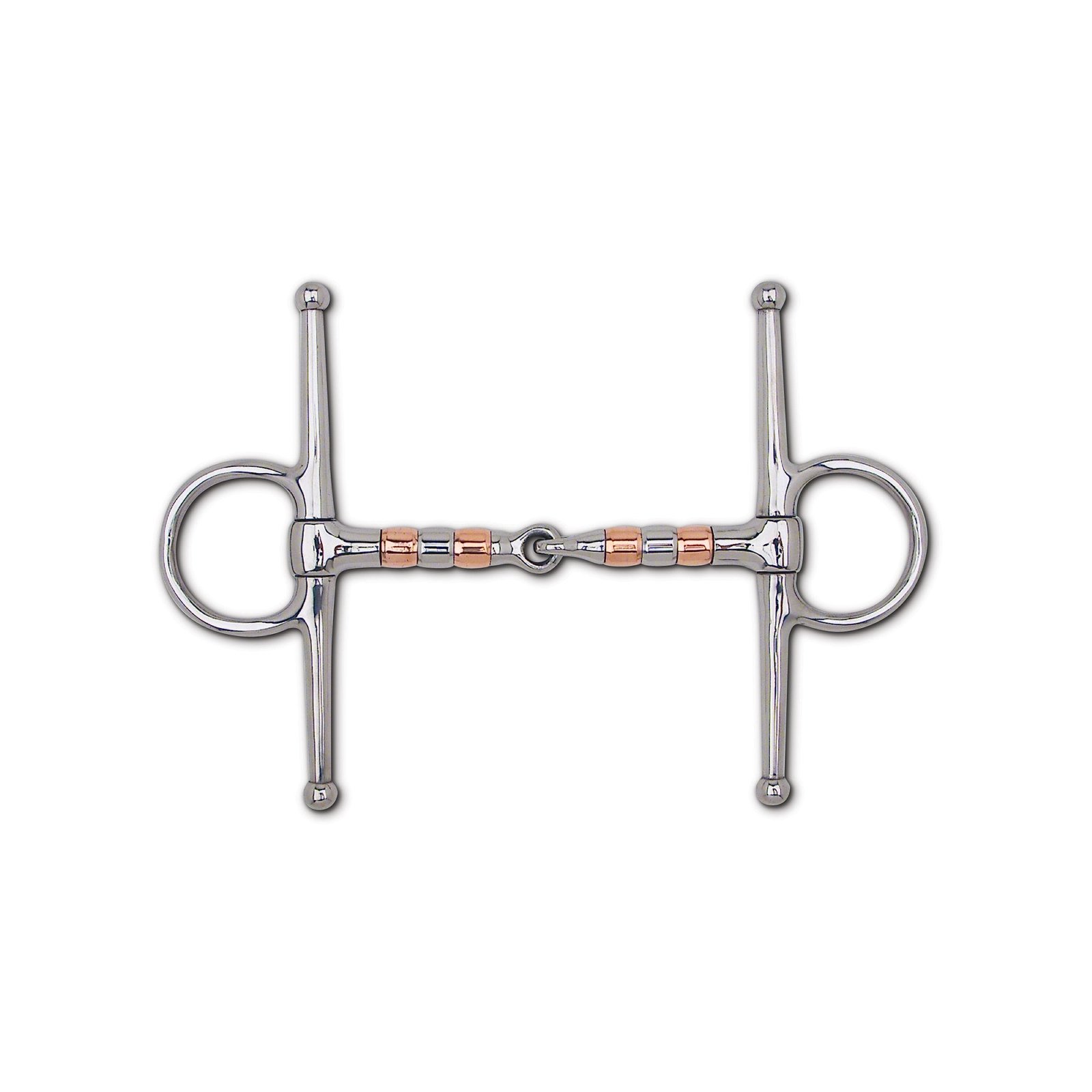 Toklat Roller Snaffle Full Cheek Horse Bit - Comfortable & Durable Training Bit for Horses - Perfect for Dressage, Jumping & Trail Riding