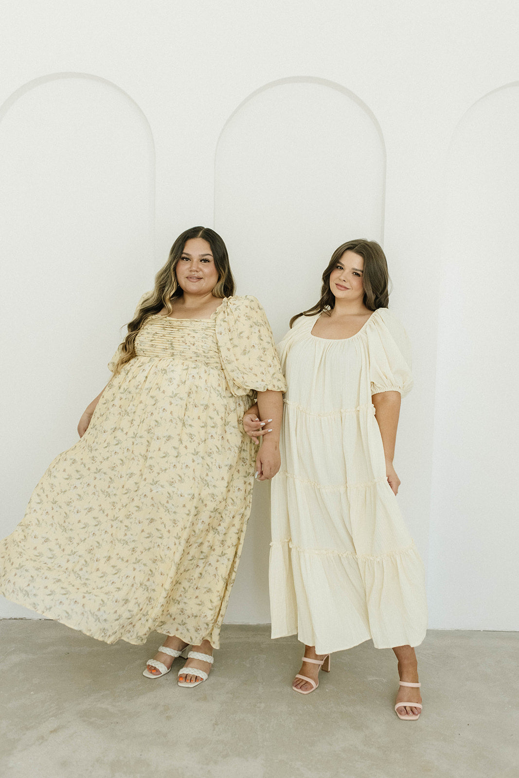 Melody Maxi Dress with Pleats & Bow Detail - Yellow Floral Print | Bump Friendly Maternity Dress | Inclusive Sizing (S-3XL) | Perfect for Weddings, Baby Showers & Summer Vacations