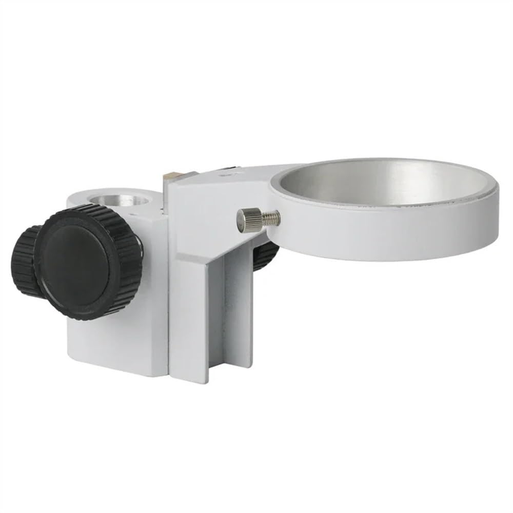 Adjustable Microscope Stand Holder Bracket - 84mm Diameter Microscope Arms for Stereo Zoom, Industrial Trinocular & Binocular Microscopes - Complete Microscope Accessories Kit with Slides - Ideal for Lab Research, Education & Industrial Inspection
