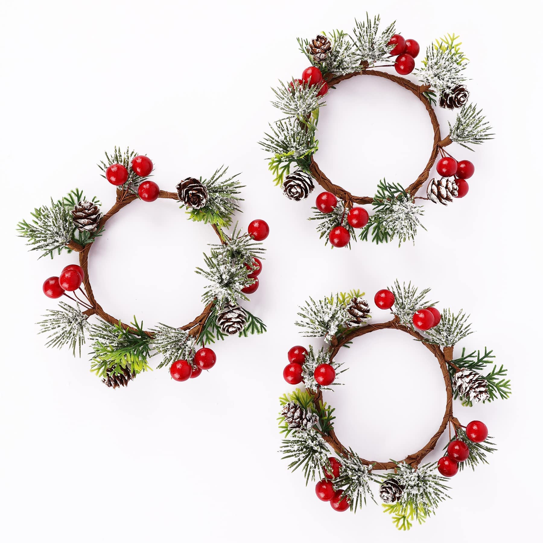 Elegant Glass Candle Holders - Set of 3 for 3