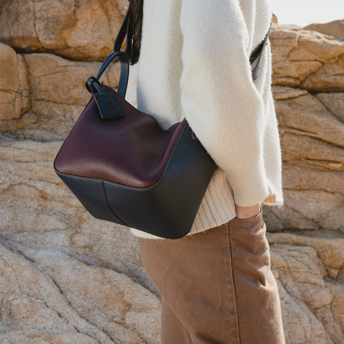Eloise Genuine Leather Satchel Bag for Women - Stylish & Durable Crossbody Purse for Work, Travel & Everyday Use