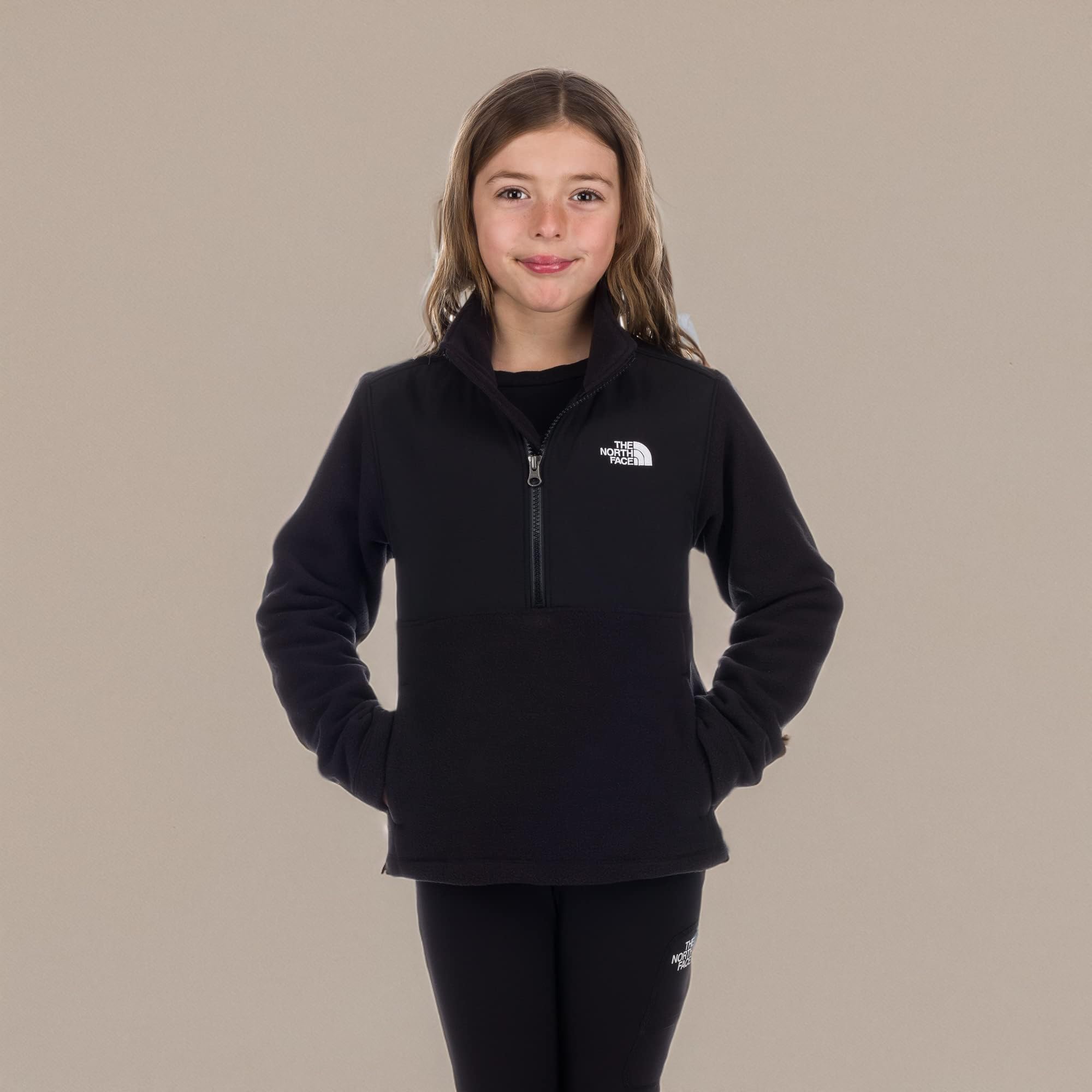 THE NORTH FACE Teen 200W Tundra Pullover - TNF Black, Medium - Winter Outdoor Jacket