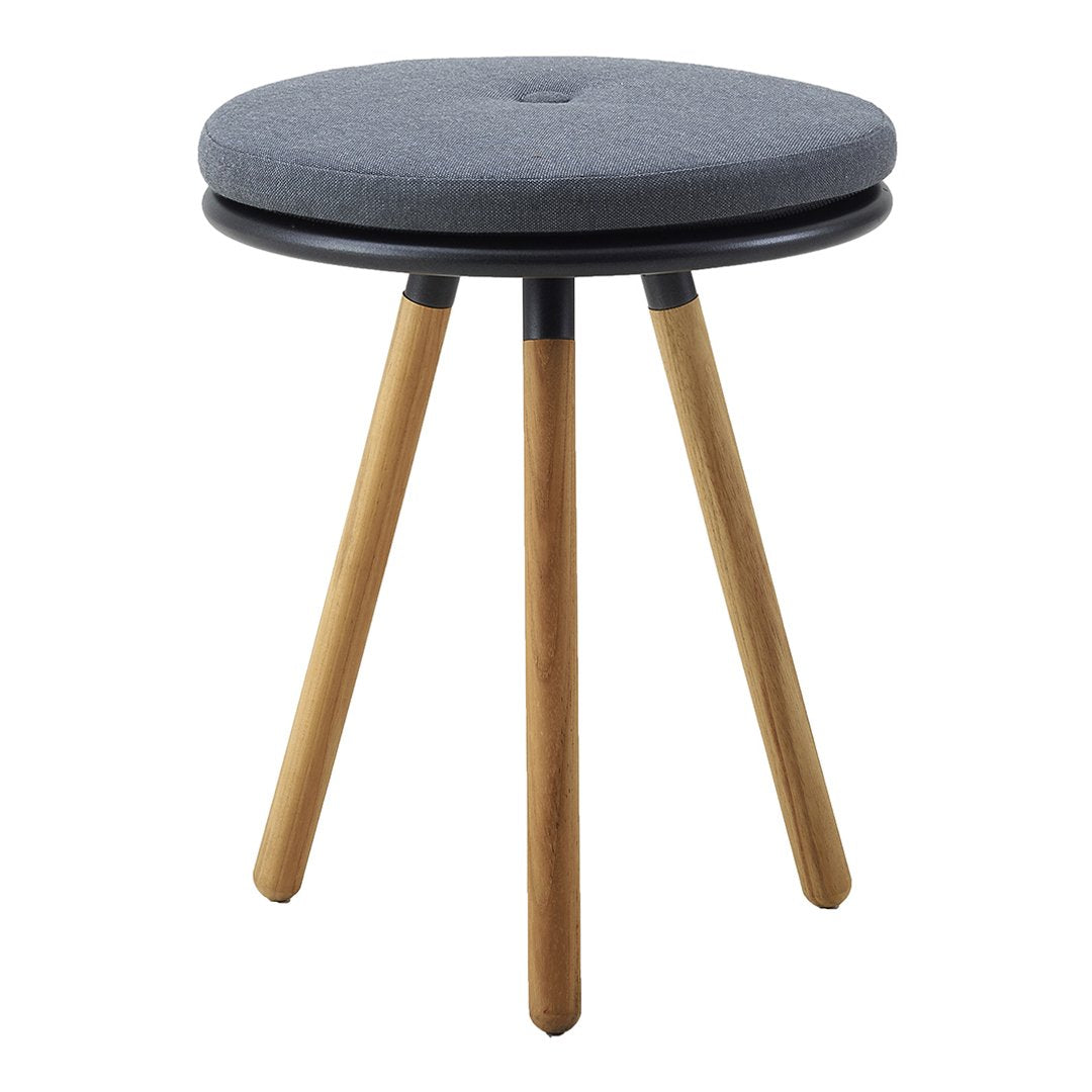 Durable Outdoor Side Table with Storage - Foldable Patio Footstool for Garden, Poolside & Balcony Use