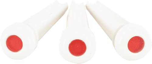 Bone White with Red Inlay