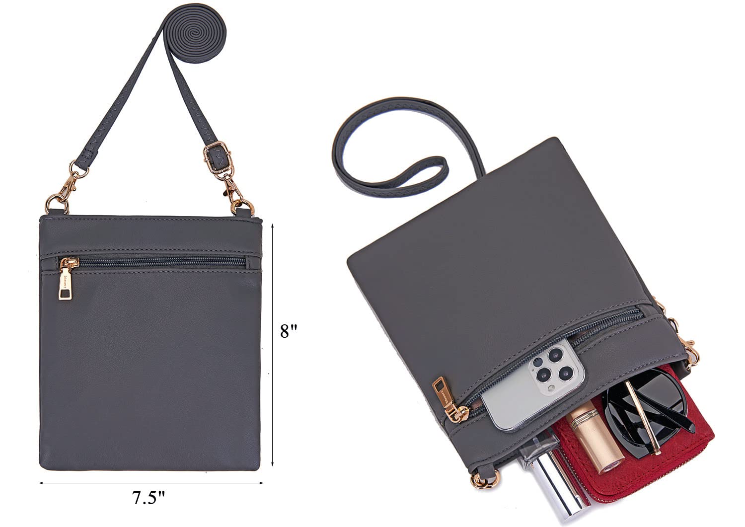 Large Crossbody Bags for Women - Stylish Shoulder Handbag Purse with Wallet Set, Tote & Hobo Purses - Perfect for Work, Travel and Everyday Use