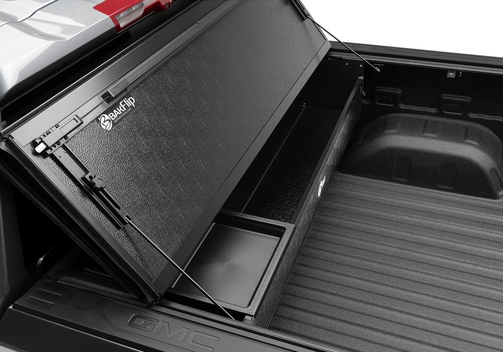Bak Industries 92501 BAK Box 2 Tonneau Cover Tool Box - Heavy Duty Truck Bed Storage for Pickup Trucks | Weatherproof & Secure Cargo Organizer for Camping Gear, Work Tools & Outdoor Equipment
