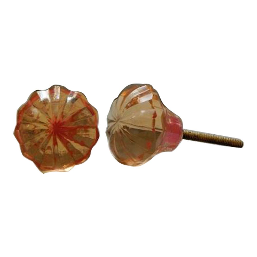 14 Pack Pink Glass Drawer Knobs - Elegant Kitchen Cabinet & Dresser Handles - Luxury Decorative Pulls for Home Furniture - Perfect for Bedroom, Bathroom & DIY Cabinet Upgrades