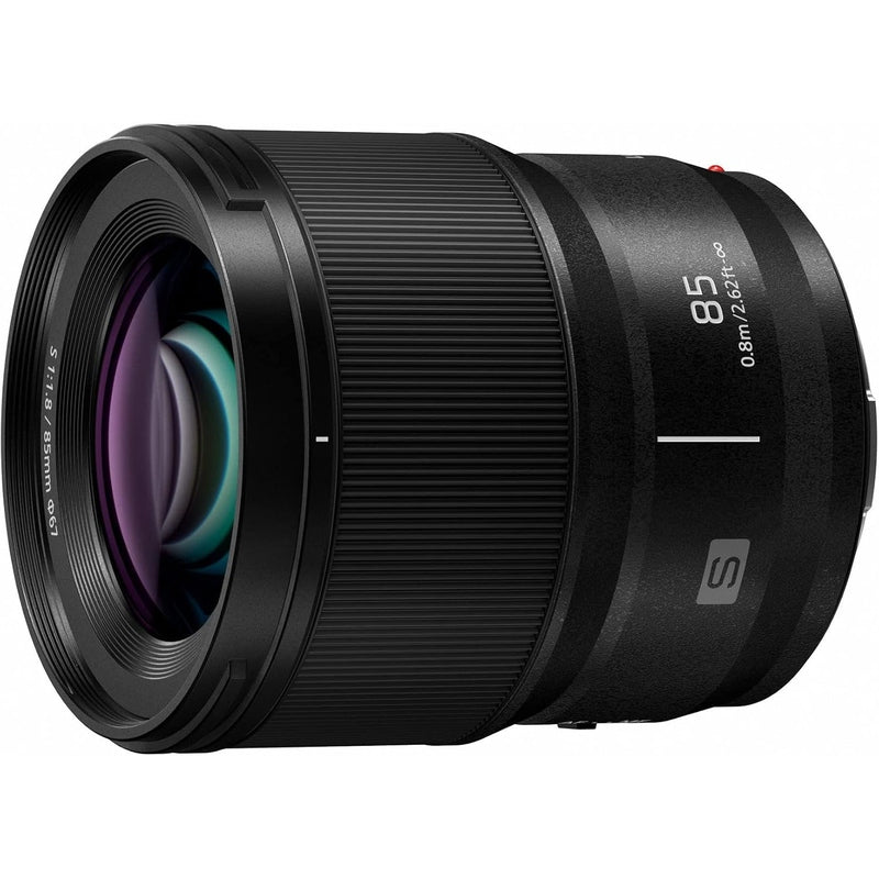 Panasonic Lumix S 85mm f/1.8 Prime Lens for Portrait Photography - Perfect for Wedding, Studio & Low Light Shooting