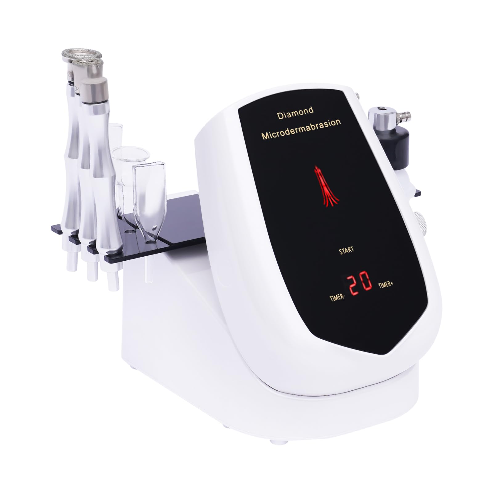 Professional 3-in-1 Diamond Microdermabrasion Machine with Touch Screen & 9 Sculpting Heads - At-Home Facial Skin Care Device for Exfoliation, Wrinkles & Blackheads | Perfect for Spa, Salon & Personal Skincare Routine