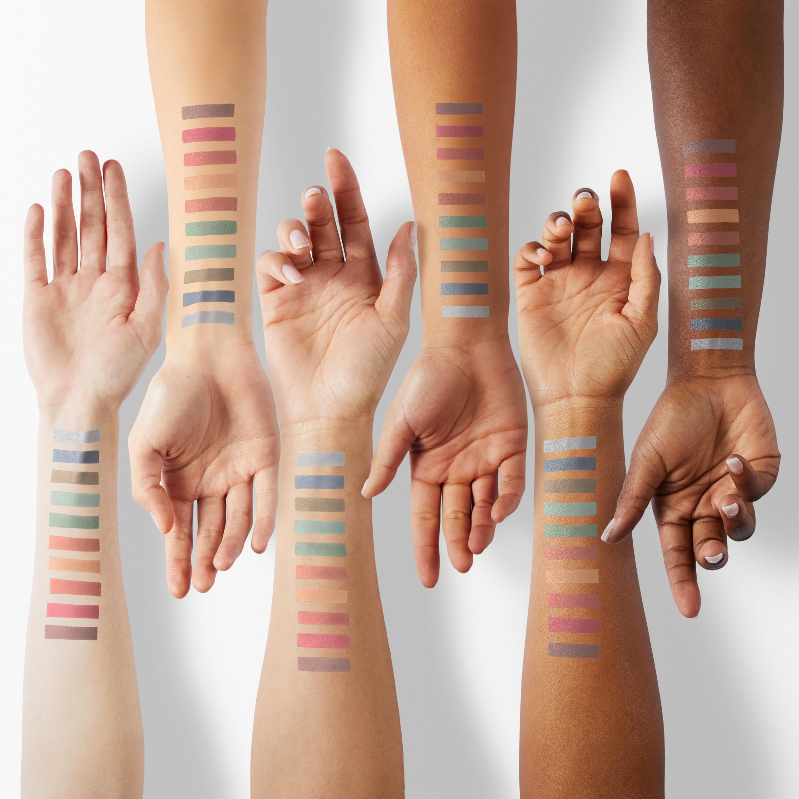 Profusion Cosmetics 10 Shade Eyeshadow Palette - Highly Pigmented Vegan Eyeshadow with Matte & Shimmer Finishes | Cruelty-Free Makeup for Everyday & Party Looks | Compact & Travel-Friendly Eyeshadow Kit for On-the-Go Beauty