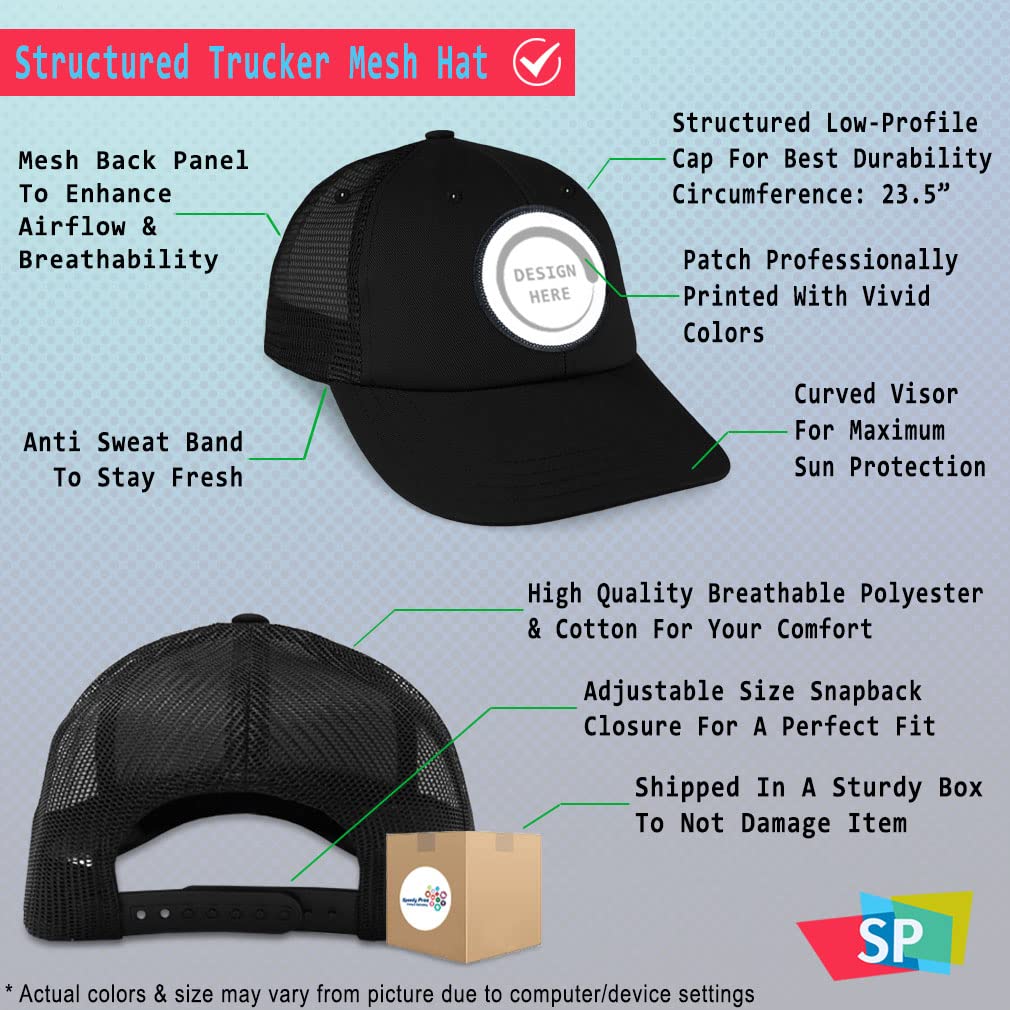 Speedy Pros Patch Hat - Vintage Trucker Baseball Cap with Sushi Food Design - 100% Cotton Adjustable Snapback for Men & Women - Perfect for Sushi Lovers, Japanese Food Enthusiasts, and Casual Streetwear Fashion