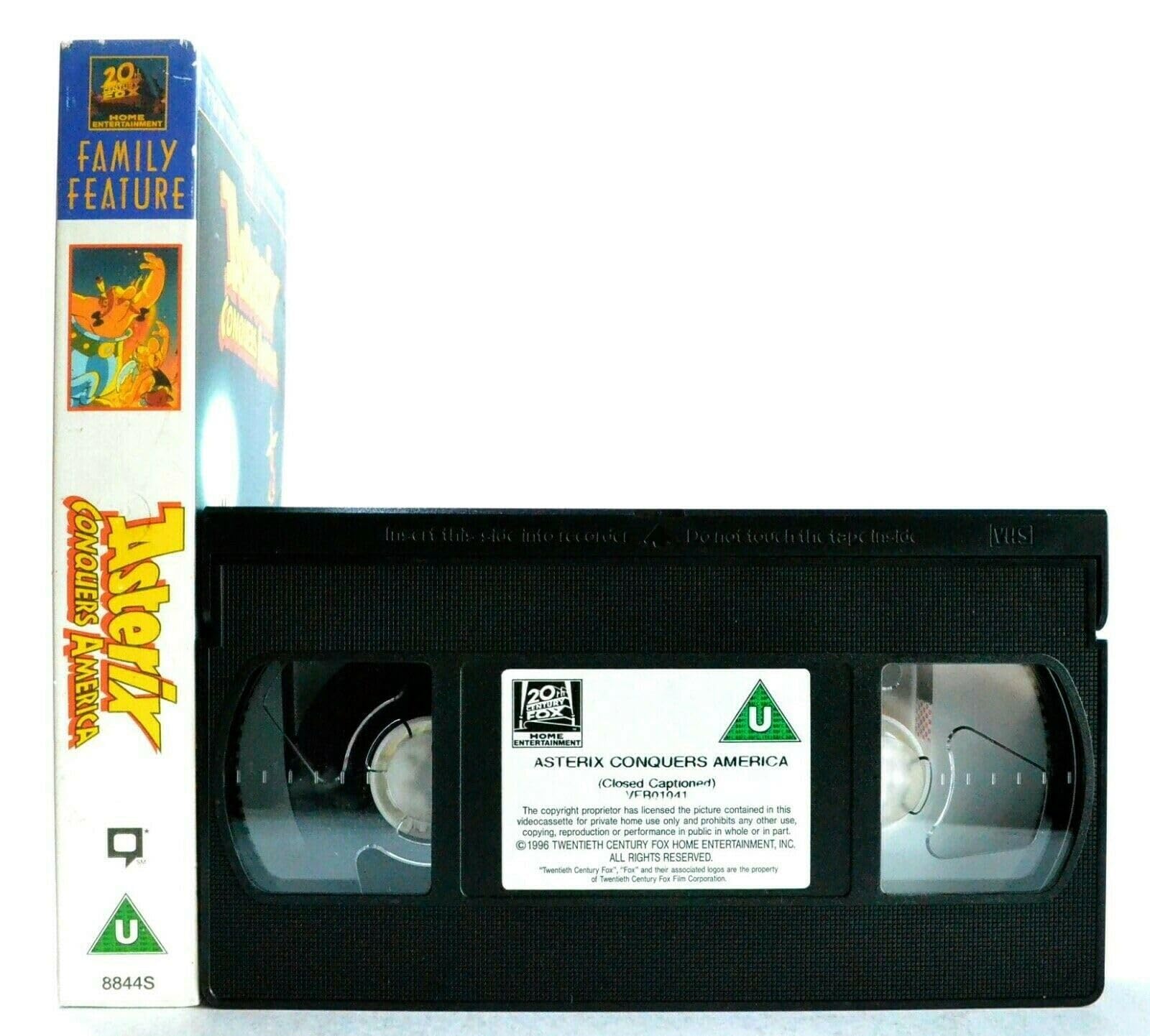 Asterix in America VHS - Classic Animated Adventure Movie for Kids & Family Movie Night
