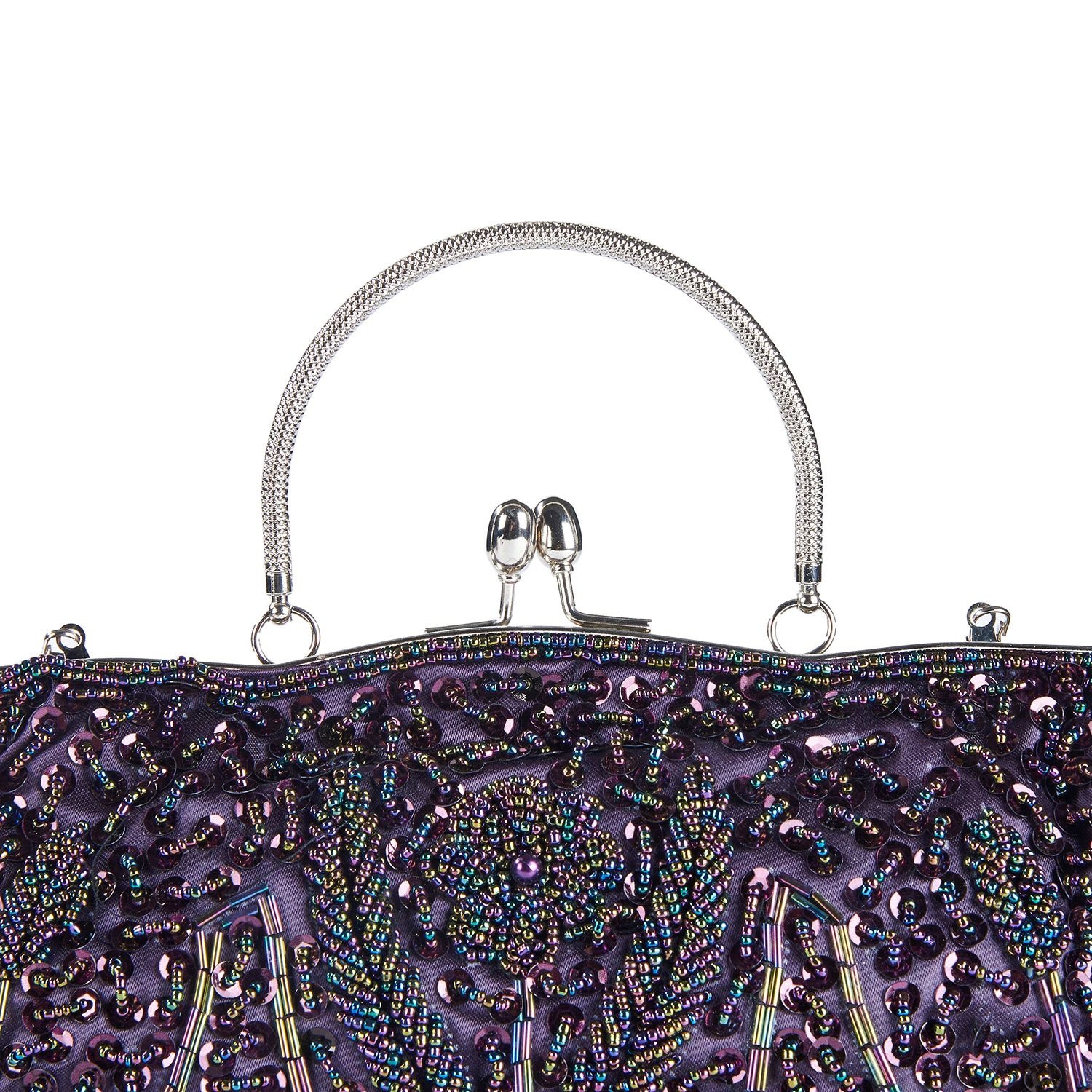 Vintage Beaded Sequin Evening Clutch Purse for Women - Elegant Wedding Party Handbag | Perfect for Prom, Cocktail Dinners & Special Occasions