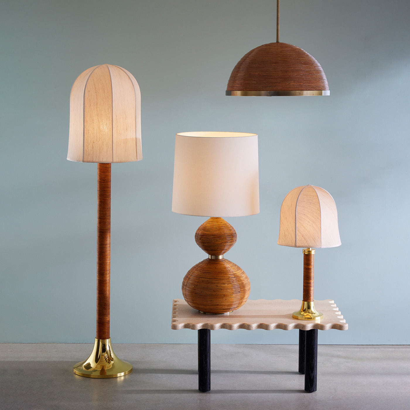 Riviera Table Lamp - Modern LED Bedside Lamp with USB Port, Adjustable Brightness for Bedroom, Living Room, and Office - Perfect for Reading, Working, and Relaxing