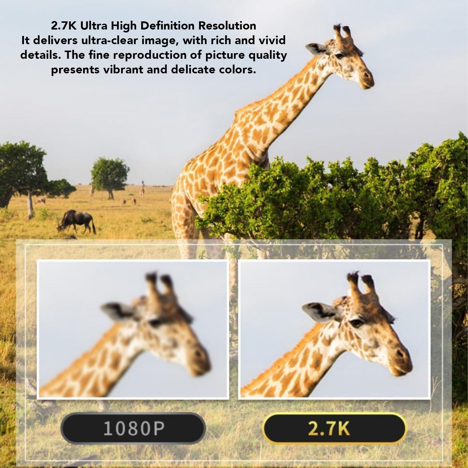 2.7K HD 48MP Vlogging Camera with 16X Digital Zoom & 3