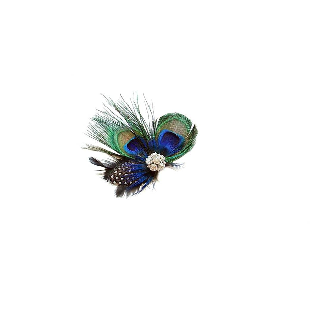 Peacock Feather Hair Clips for Women & Girls - Fashion Hair Accessories for Weddings, Parties & Special Occasions | Elegant Hair Pins & Fascinators for Bridal, Prom & Festive Events