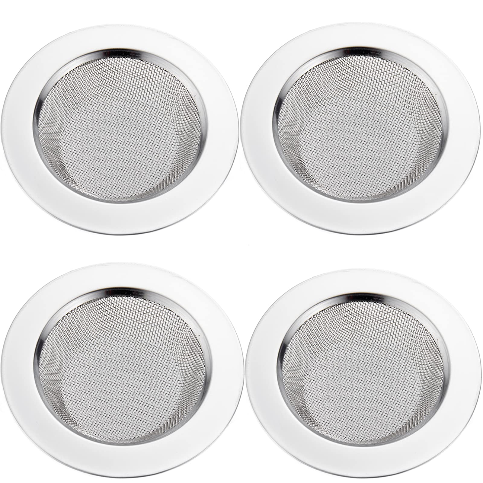 4-Pack Stainless Steel Kitchen Sink Strainer with 4.5