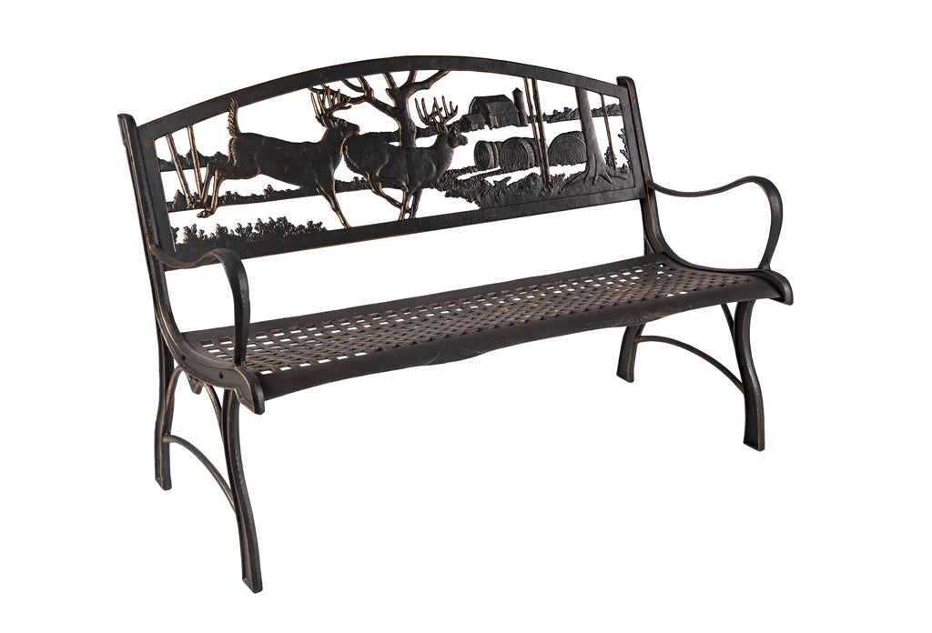Premium Outdoor Running Whitetails Bench – Durable & Comfortable for Trail Running, Hiking, and Camping – Perfect for Outdoor Enthusiasts