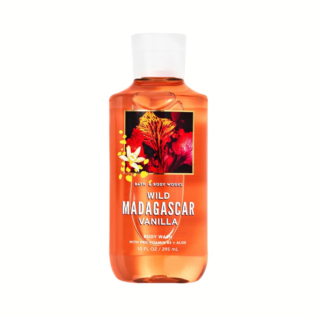Wild Madagascar Vanilla Shower Gel & Body Wash - 10 fl oz (295ml) Moisturizing & Aromatic Bath Essential | Packaging May Vary | Perfect for Daily Shower, Spa Day & Relaxing Bath Time