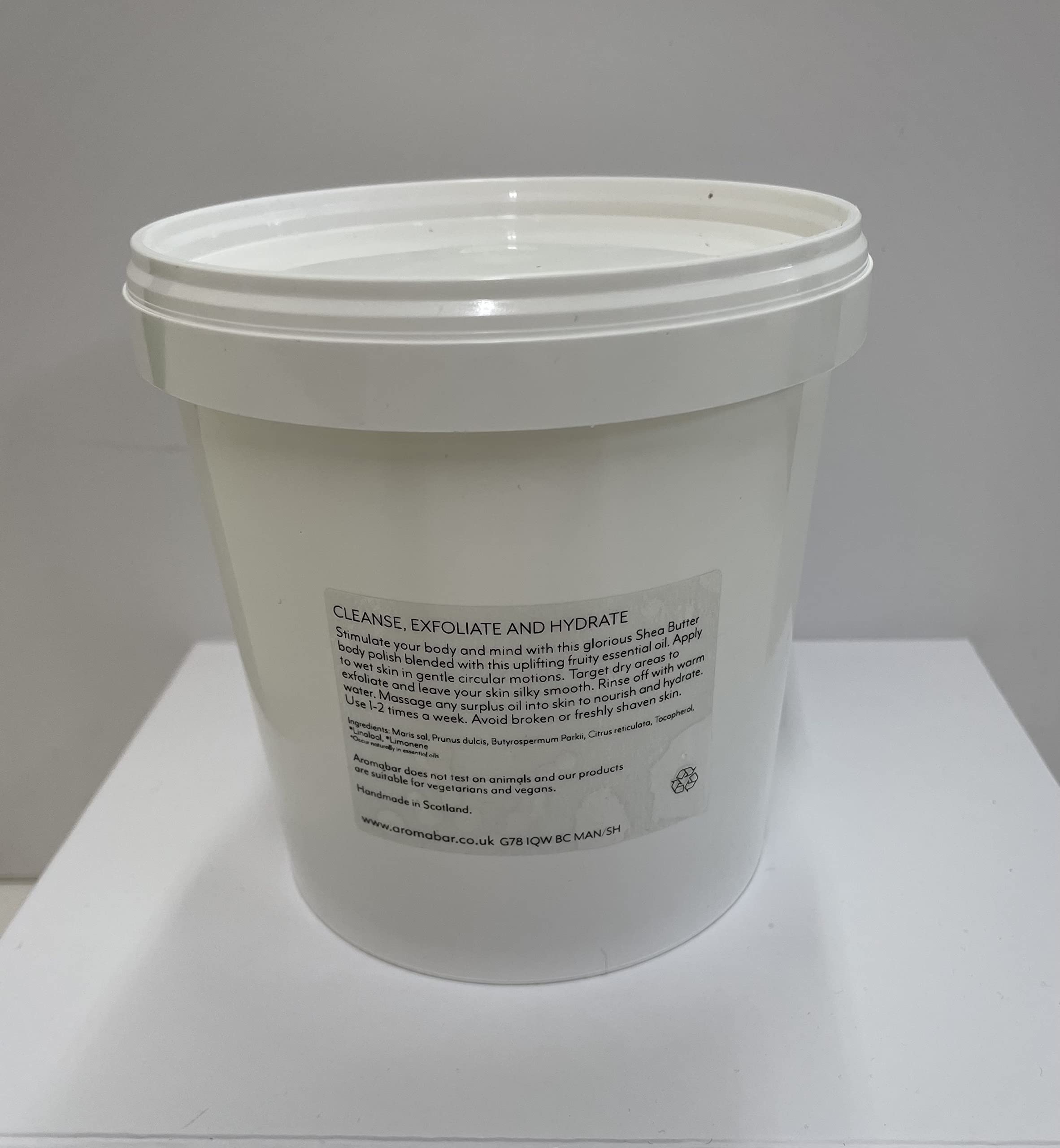 Dead Sea Salt Body Scrub 1kg - 100% Pure & Natural with Shea Butter & Mandarin - Mineral Rich Exfoliating Scrub for Soft, Smooth Skin - Perfect for Spa Day, Gift Sets & Self-Care Routine