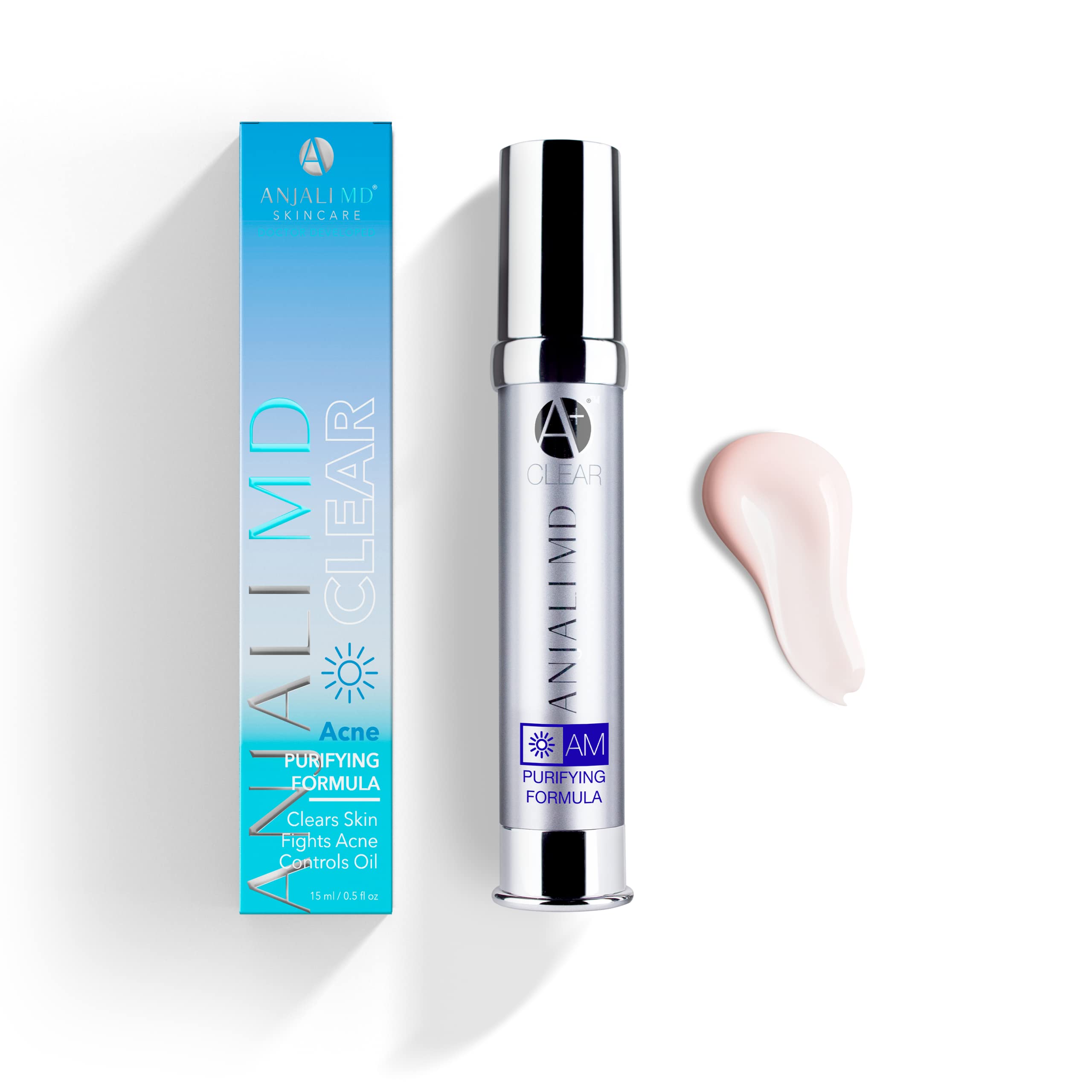 Best AM Purifying Acne Treatment for Teens | Clear Skin Formula to Reduce Teen Acne, Blemishes & Dark Spots | Daytime Skincare Solution | Prevents Future Breakouts & Evens Complexion | Perfect for School, Sports & Daily Activities