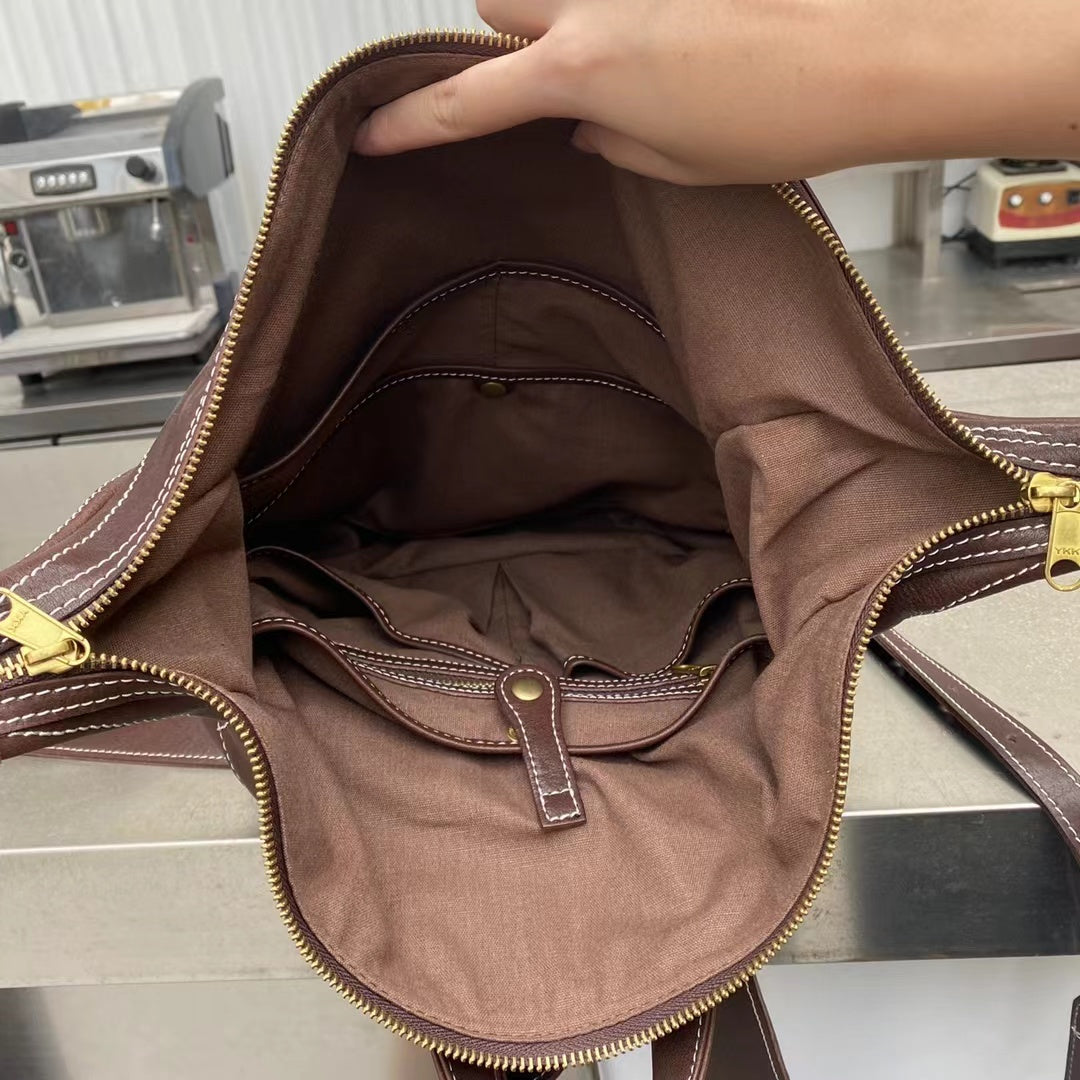 Premium Italian Leather Backpack for Women - Stylish & Durable Travel, Work & Everyday Use