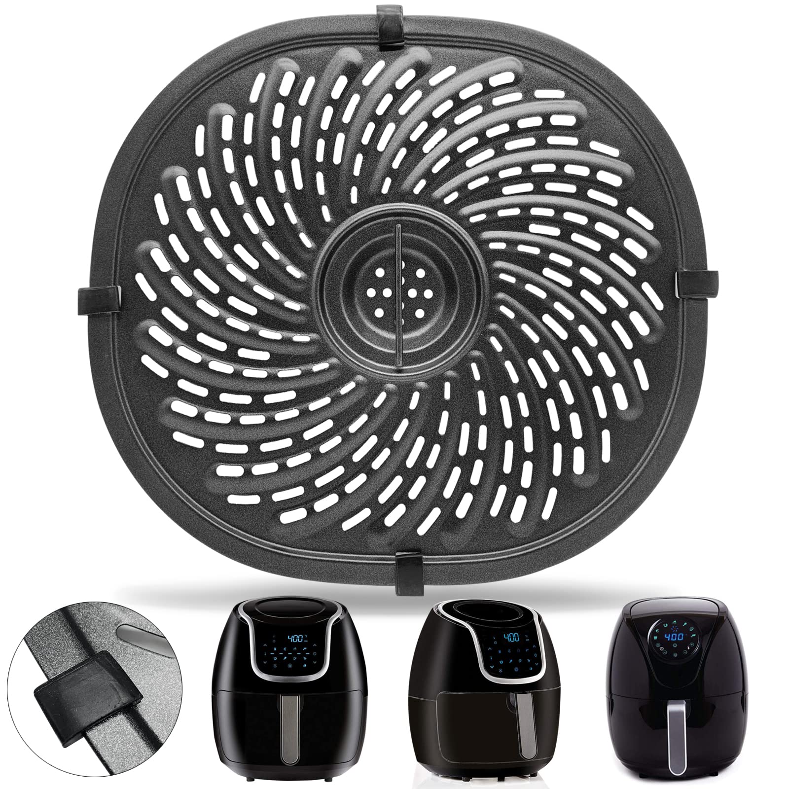 Power XL Vortex 7 QT Air Fryer Replacement Grill Pan - 10.1