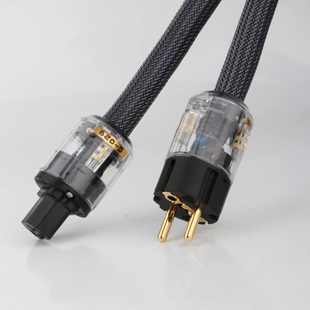 High-Quality EU Power Cable - Universal Power Cord for Home & Office Electronics | Compatible with Laptops, TVs, Monitors & More