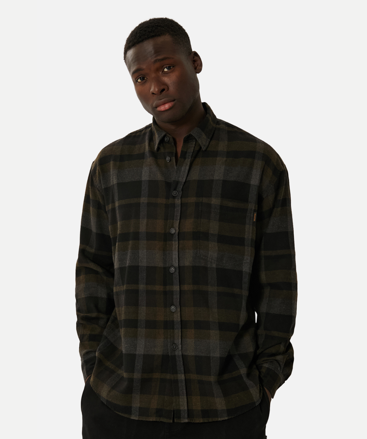 Premium Wynden Shirt for Men - Soft Cotton Casual Button Down Shirt in Brown Multi Plaid - Perfect for Office, Date Night & Weekend Outings
