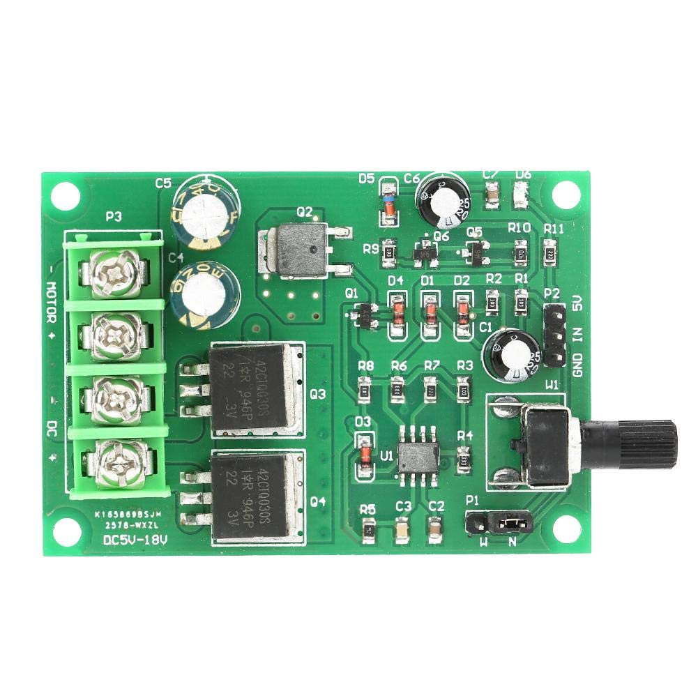 PWM DC Motor Speed Controller - 12V 24V Adjustable Motor Drive Module with Switch - Perfect for DIY Robotics, CNC Machines, and Industrial Automation Projects