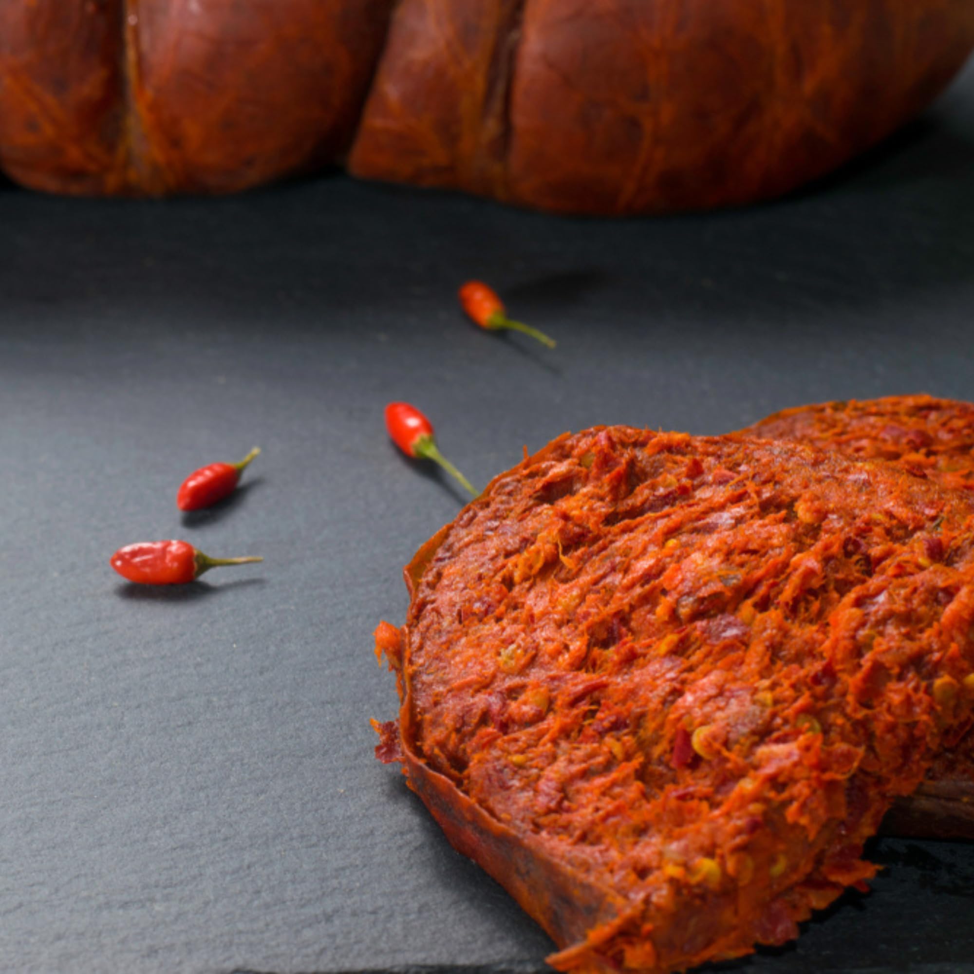 Sanniti Bomba Calabrese Hot Spread - Authentic Italian Spicy Pepper Sauce, 10.9 oz | Gluten-Free, Vegan | Perfect for Pasta, Pizza, Sandwiches & Charcuterie Boards