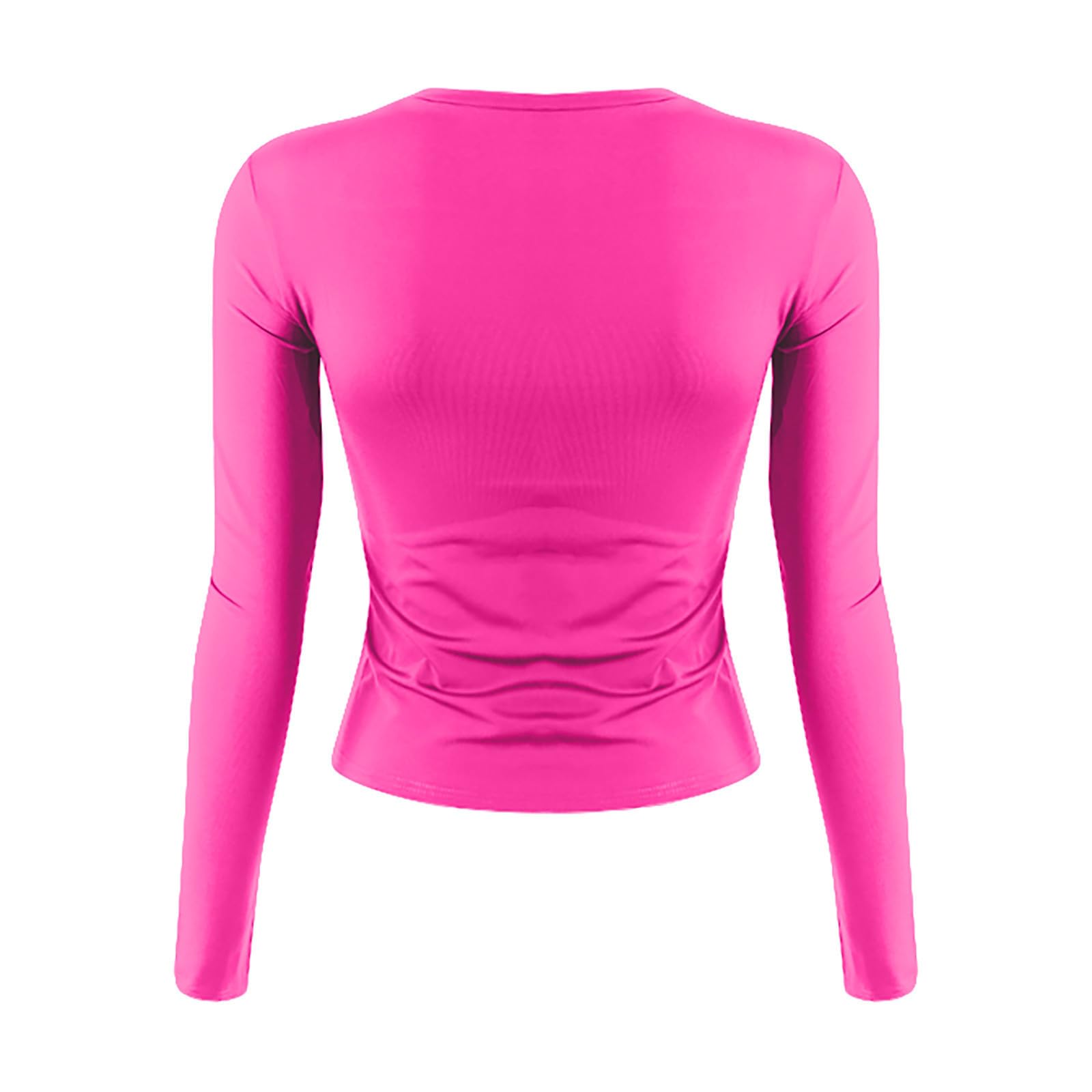 Women's Long Sleeve Shirts 2024-2025 | Fall Winter Fashion Slim Fit Y2K Tops & Spring Basic Crop Tops | Casual Wear, Layering, Office Outfits, Street Style