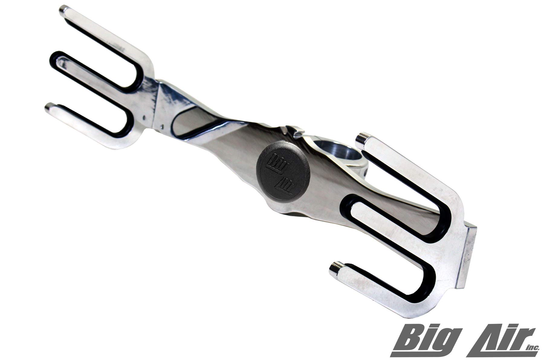 Big Air Hydro Universal Ski Rack for Cars (Polished Aluminum) - Holds 1 Pair of Skis - 2.5