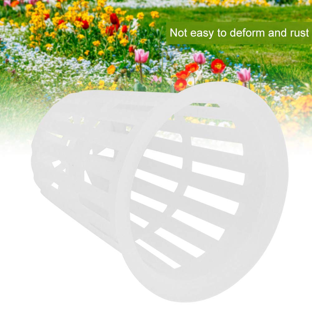 Hydroponic Baskets 10pcs - Durable Net Pots for Hydroponics & Balcony Gardening