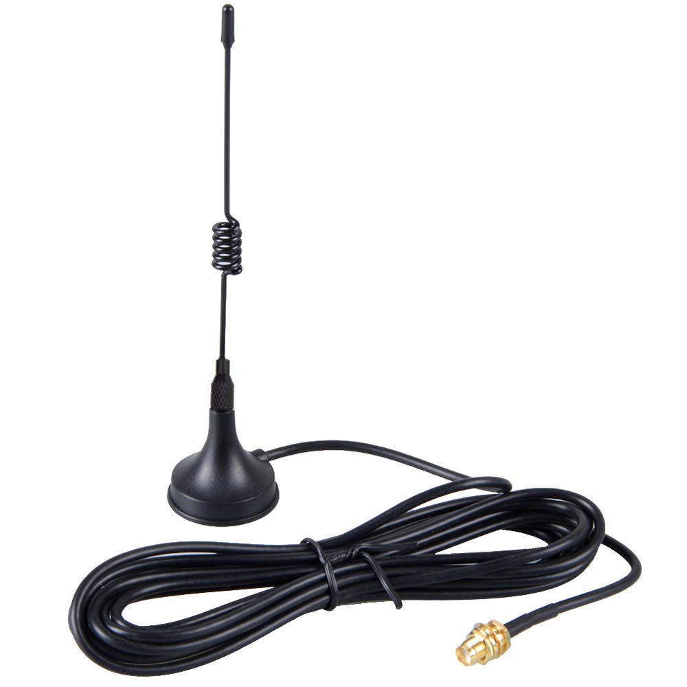 TengKo 400-470MHz UHF Vehicle Magnetic Mount Antenna 5W SMA-F for Kenwood Baofeng Two-Way Radios - Perfect for Trucking, Off-Roading & Emergency Communication