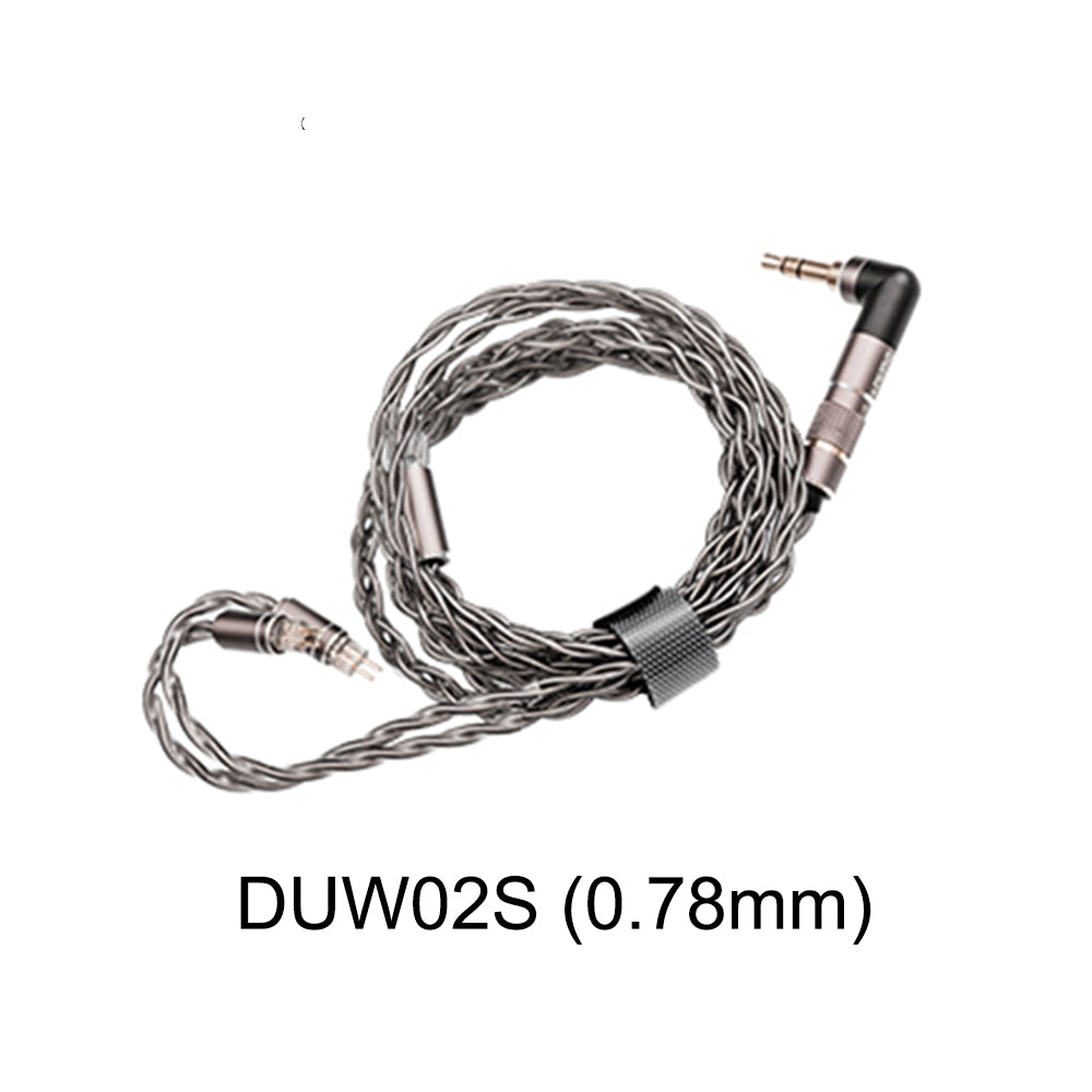 DUNU DUW02S High Purity Upgraded Earphone Cable - Premium Replacement Audio Wire for IEMs, Headphones | Perfect for Audiophiles, Studio Monitoring & Hi-Fi Music Listening