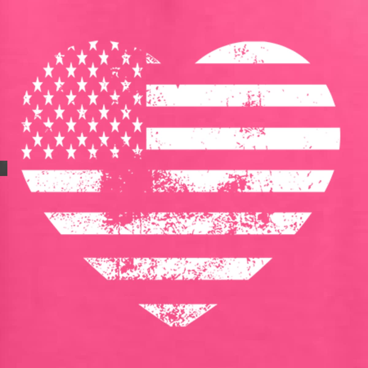 Wild Bobby USA Flag Heart Patriotic Men's Graphic T-Shirt - American Pride Tee for 4th of July, Veterans Day & Casual Wear