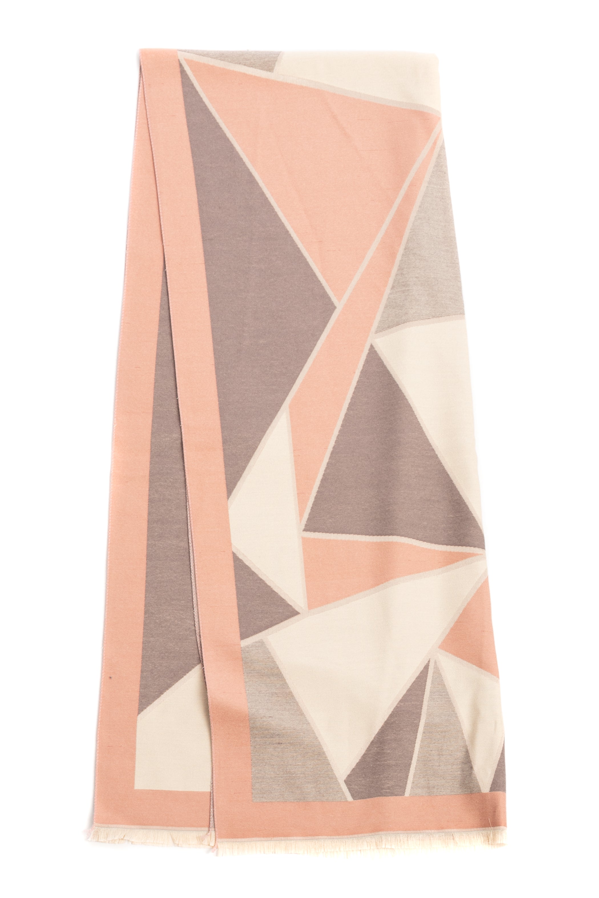 Reversible Geometric Print Scarf for Women - Stylish Winter Fashion Accessory for Office, Travel & Casual Outfits