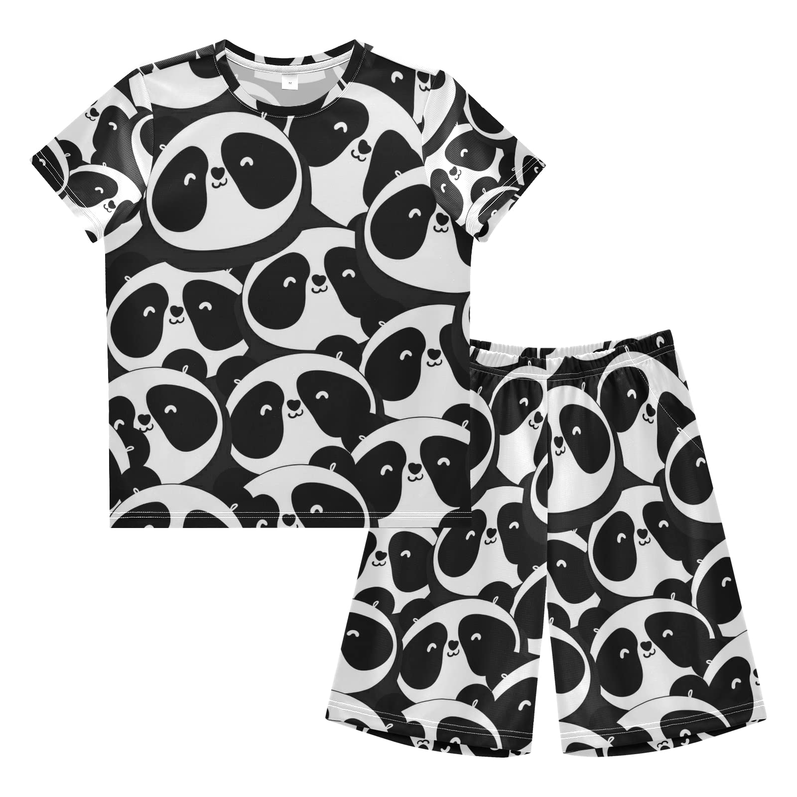 Panda Boy Summer Outfits for Kids - Cute Shirt and Shorts Set for Boys & Girls | Playwear, Casual Wear, Outdoor Activities & Birthday Gifts
