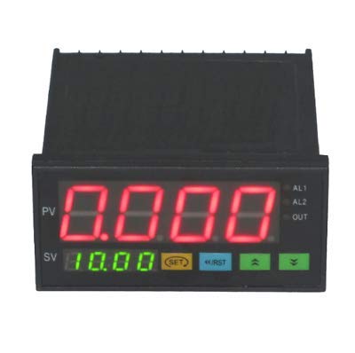 Digital Weight Indicator with High/Low Alarm - 4 Load Cell Compatible LM8-RRD for Industrial Scales & Shipping Weighing