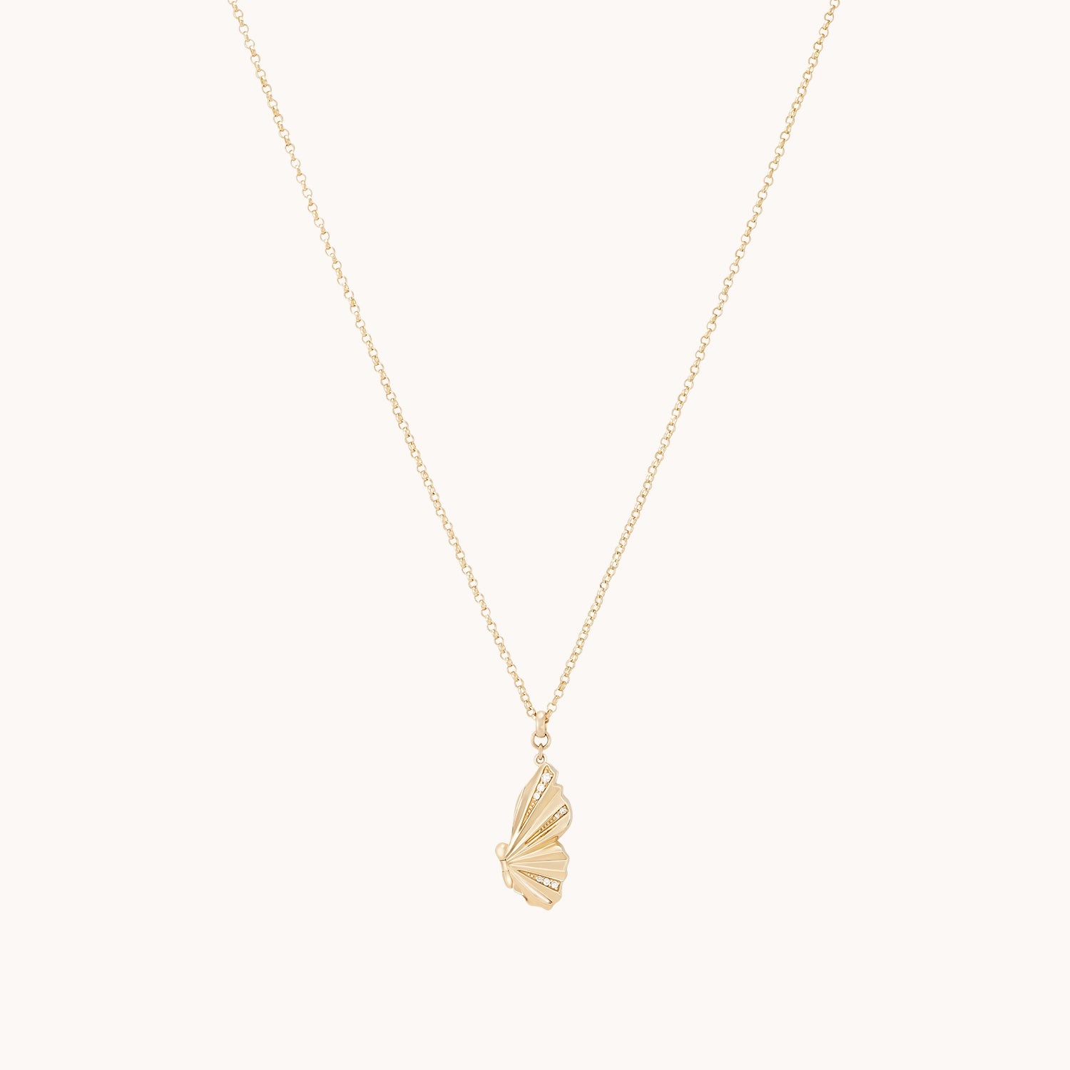 14K Yellow Gold Metamorphosis Butterfly Locket Necklace - Elegant Jewelry Gift for Women, Perfect for Valentine's Day, Anniversary & Special Occasions