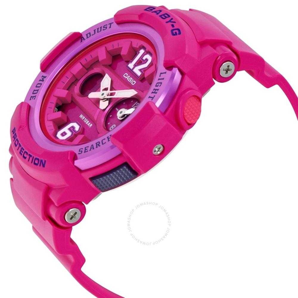 CASIO BABY-G BGA-210-4B2DR Digital Quartz Pink Resin Women's Sport Watch - Waterproof, Shock Resistant for Swimming, Running & Outdoor Activities