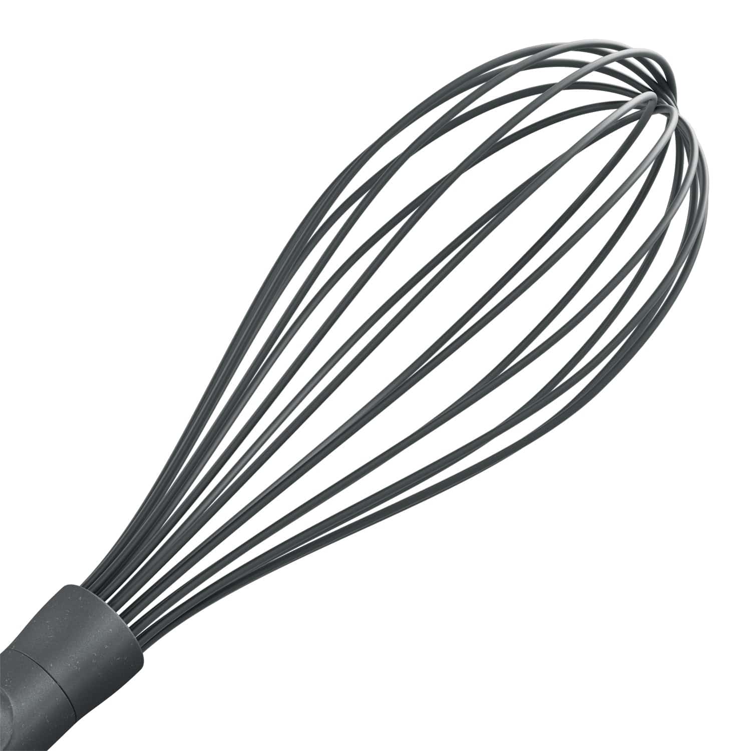Zyliss Large Silicone Balloon Whisk - 12-Inch Stainless Steel Kitchen Whisk for Baking, Mixing & Whipping - Non-Slip Ergonomic Handle - Perfect for Cakes, Eggs, Cream & Batters