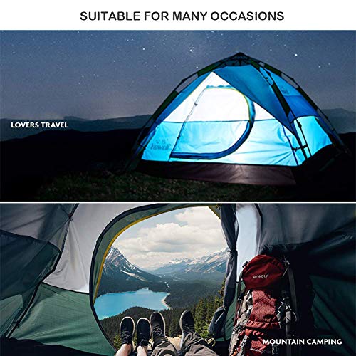 4-Season Warm & Thick Sleeping Bag with Two-Way Zipper & Elastic Hood - Perfect for Camping, Hiking, Backpacking & Outdoor Adventures
